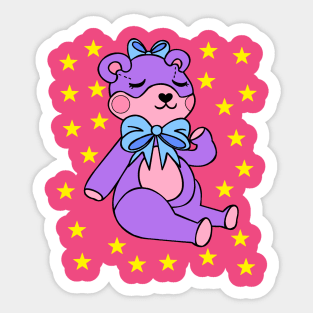 Good Night Bear Sticker